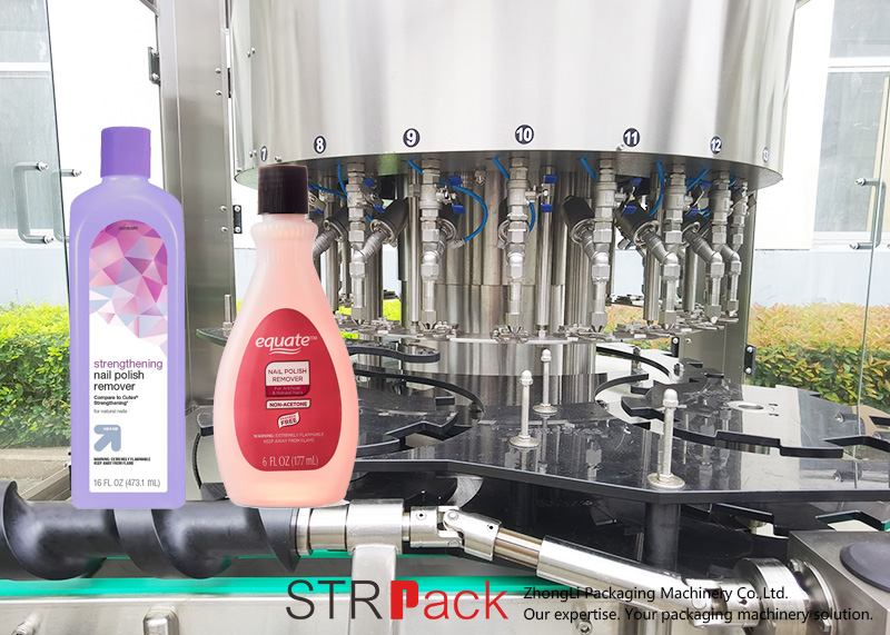 Verpackungslinie für Nagellackentferner-Abfüllmaschine