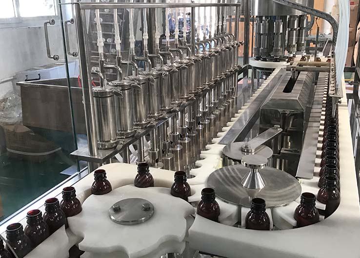 Sirup Tonic Filling Capping Machine
